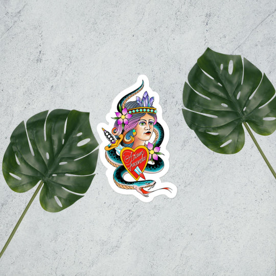 Khrstal queenBubble-free stickers