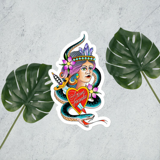 Khrstal queenBubble-free stickers