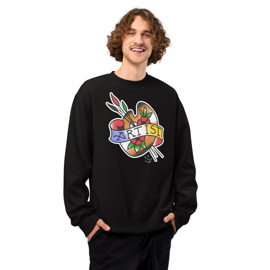 THE ARTIST Oversized heavyweight sweatshirt