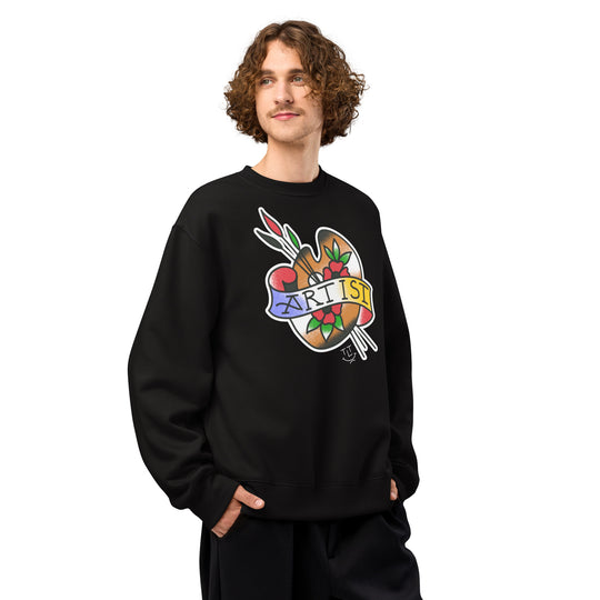 THE ARTIST Oversized heavyweight sweatshirt